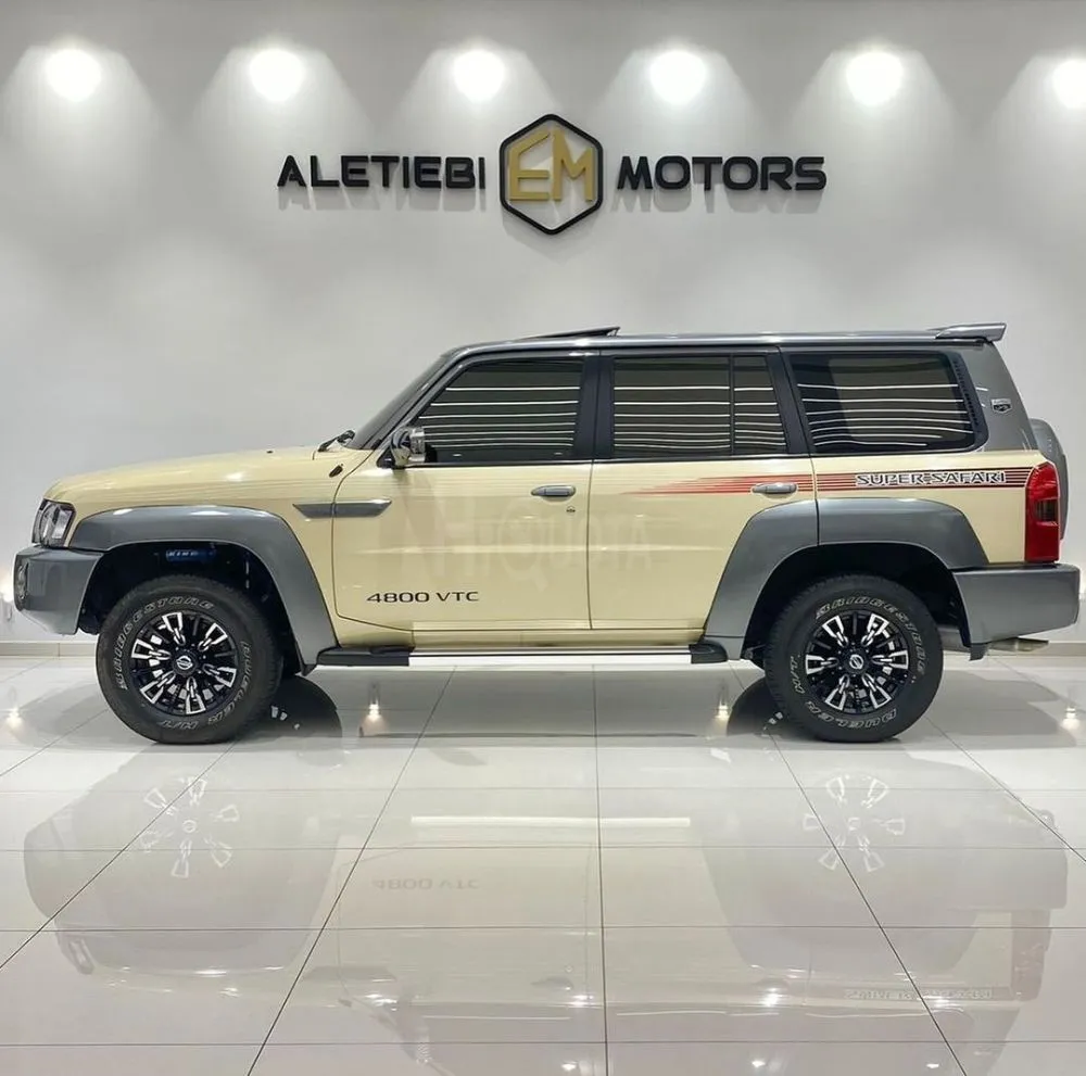 NISSAN PATROL SUPER SAFARI Al Ostoura Edition MODEL 2024 MODEL YEAR BEIGE COLOR for sale on HiQuota