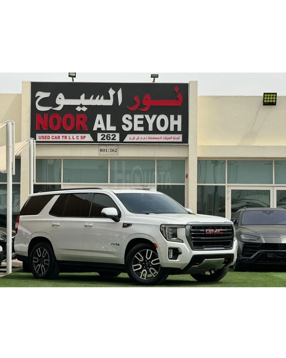 GMC YUKON AT4 GCC 2021 Service history (under warranty) Original paint No accidents Full option for sale on HiQuota