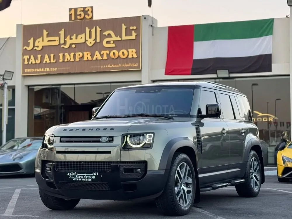 LANDEROVER DEFENDER 2021 SE GCC ALTAYER VERY GOOD CONDITION VERY CLEAN CAR FULL OPTION FULL V6 P400 RING WHEEL 22 for sale on HiQuota