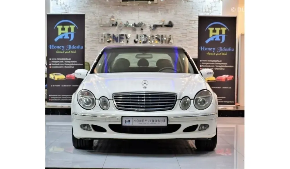 Mercedes-Benz E 320 EXCELLENT DEAL for our Mercedes Benz E320 ELEGANCE ( LIMOUSINE ) 2003 Model!! in White Color! GCC Sp for sale on HiQuota