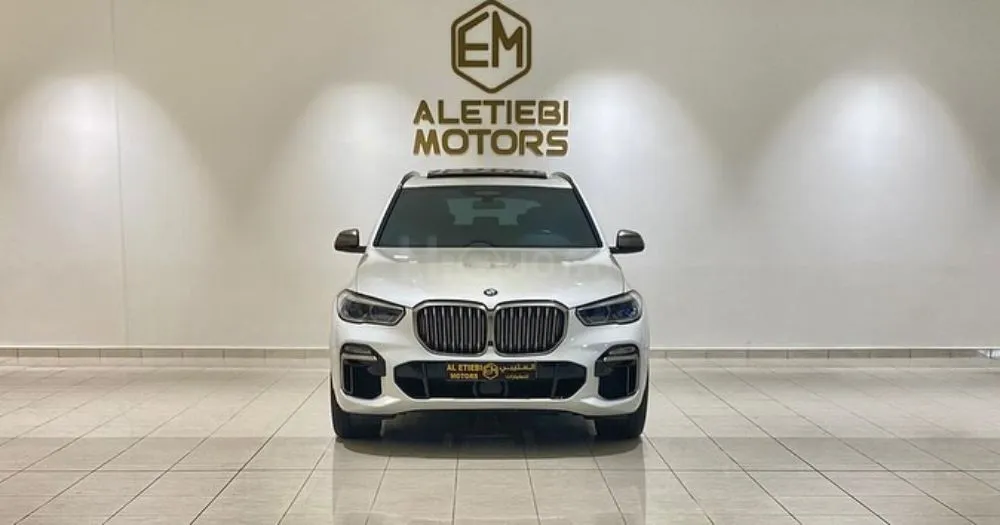 BMW X5 M50i 2021 MODEL YEAR WHITE COLOR GCC SPECS for sale on HiQuota
