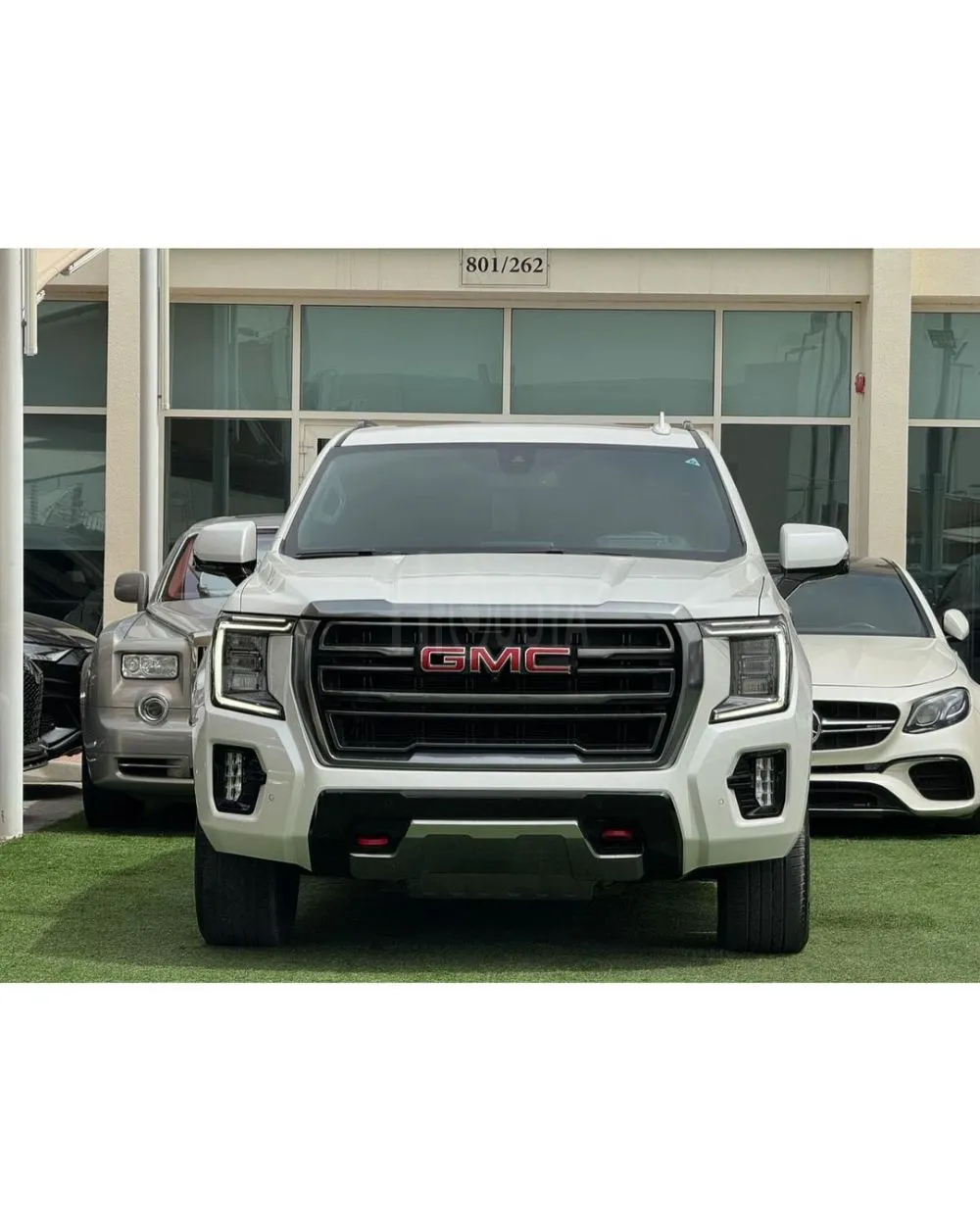 GMC YUKON AT4 GCC 2021 Service history (under warranty) Original paint No accidents Full option for sale on HiQuota