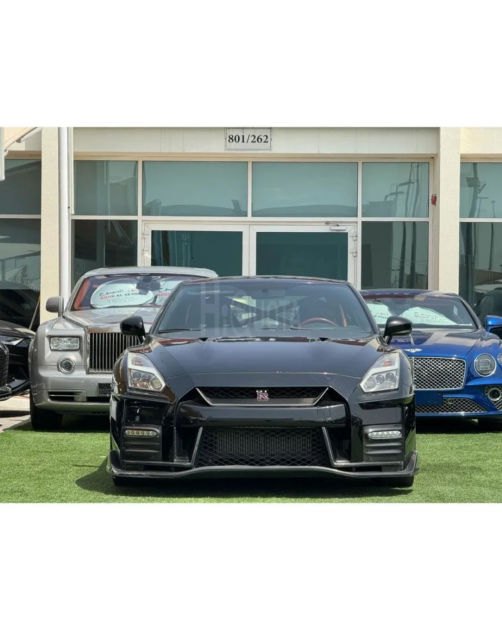 NISSAN GTR BLACK EDITION GCC 2016 BODYKIT NISMO ALFA 7+ FULL OPTION FULL CARBON FIBER for sale on HiQuota