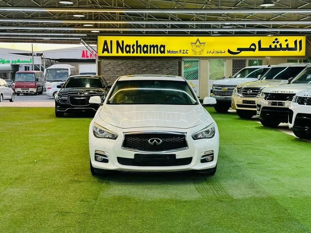 Infiniti Q50, 2014 model, Gulf specifications, very excellent condition, first owner from the agency for sale on HiQuota