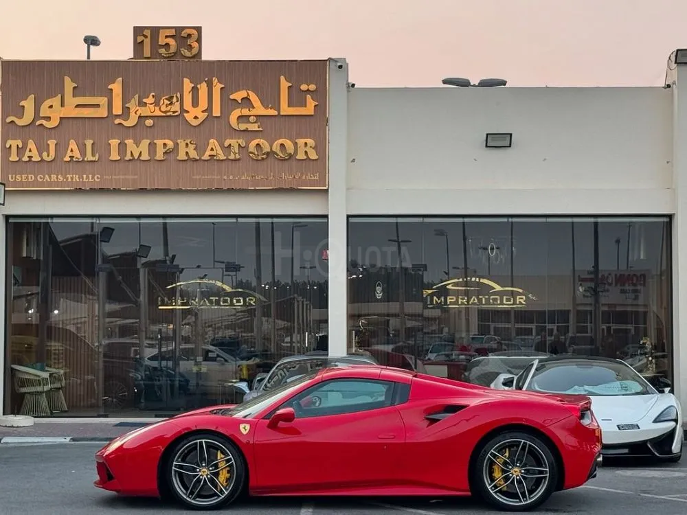FERRARI 488 SPIDER 2017 GCC V8 for sale on HiQuota