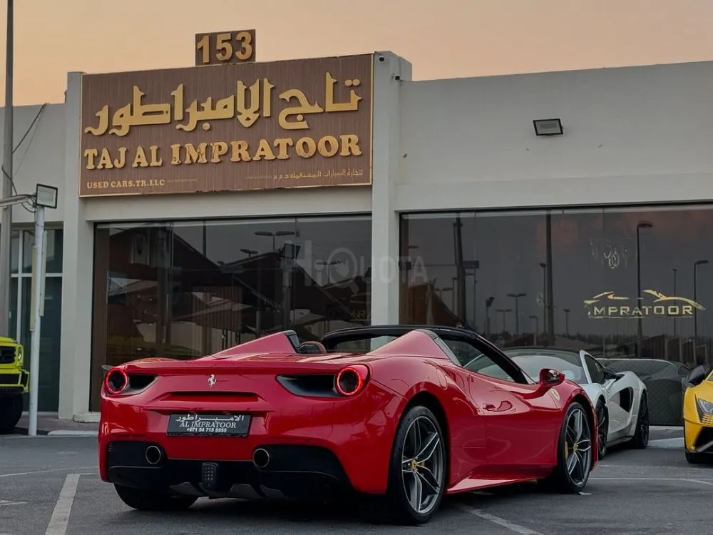FERRARI 488 SPIDER 2017 GCC V8 for sale on HiQuota