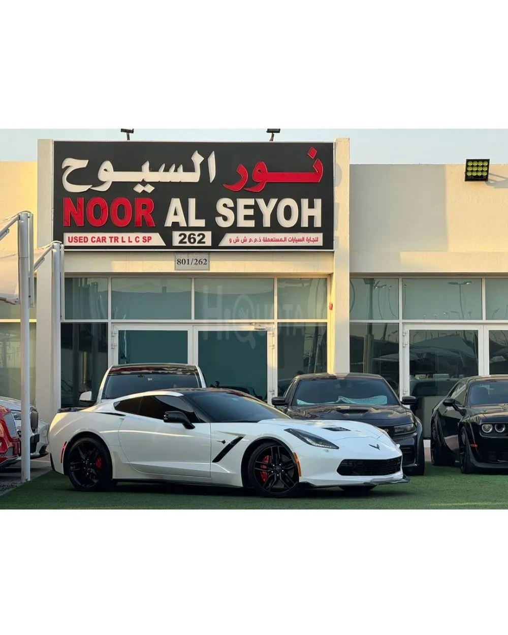 CHEVROLET CORVETTE C7 Z51 GCC 2016 FULL OPTION FULL CARBON FIBER SERVICE HISTORY for sale on HiQuota