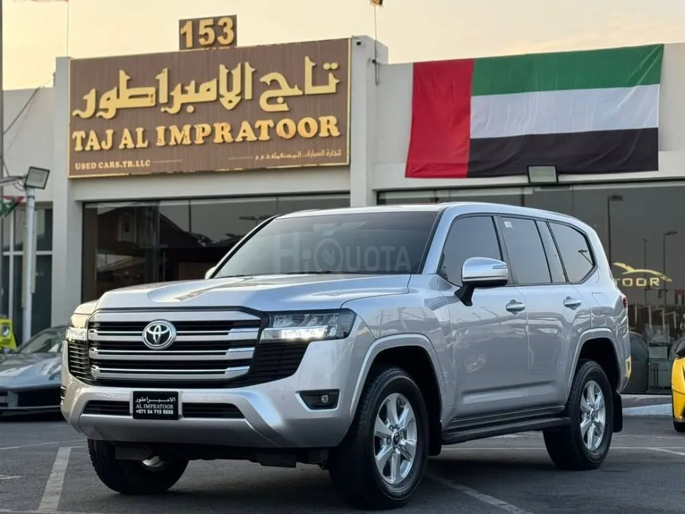 TOYOTA LAND CRUISER 2024 EXR GCC V6 FIRST OWNER FREE ACCIDENT NEW CAR FULL SERVICE HISTORY FROM ALFUTAIM SUNROOF 7 SEATS RADAR ORGINAL KEYS  FREEZER REAR CAMERA for sale on HiQuota