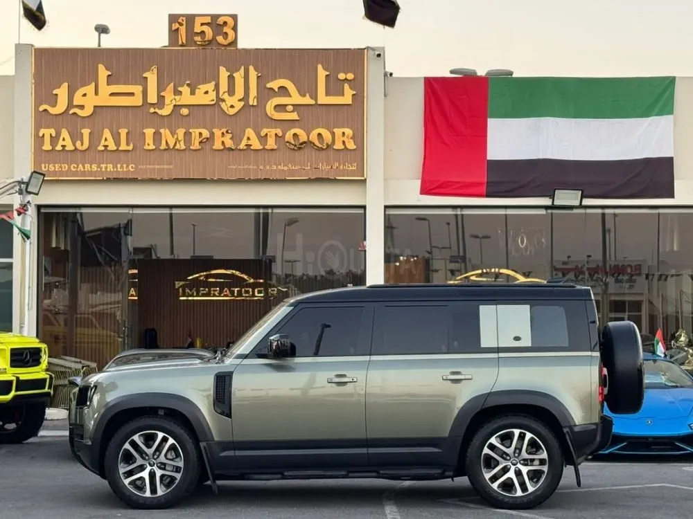 LANDEROVER DEFENDER 2021 SE GCC ALTAYER VERY GOOD CONDITION VERY CLEAN CAR FULL OPTION FULL V6 P400 RING WHEEL 22 for sale on HiQuota
