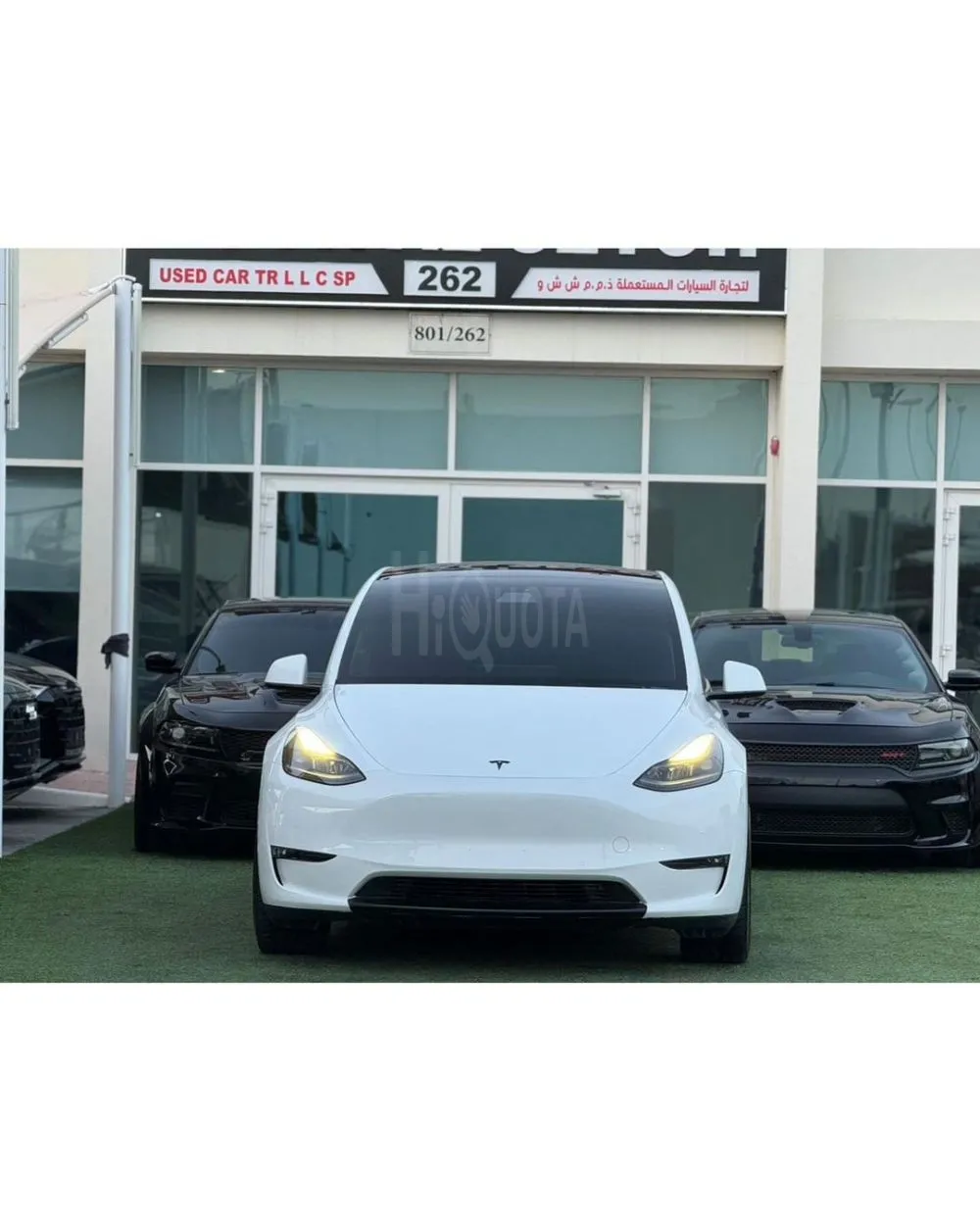 TESLA MODEL Y GCC 2022 Long range autopilot Service history (under warranty) Original paint for sale on HiQuota