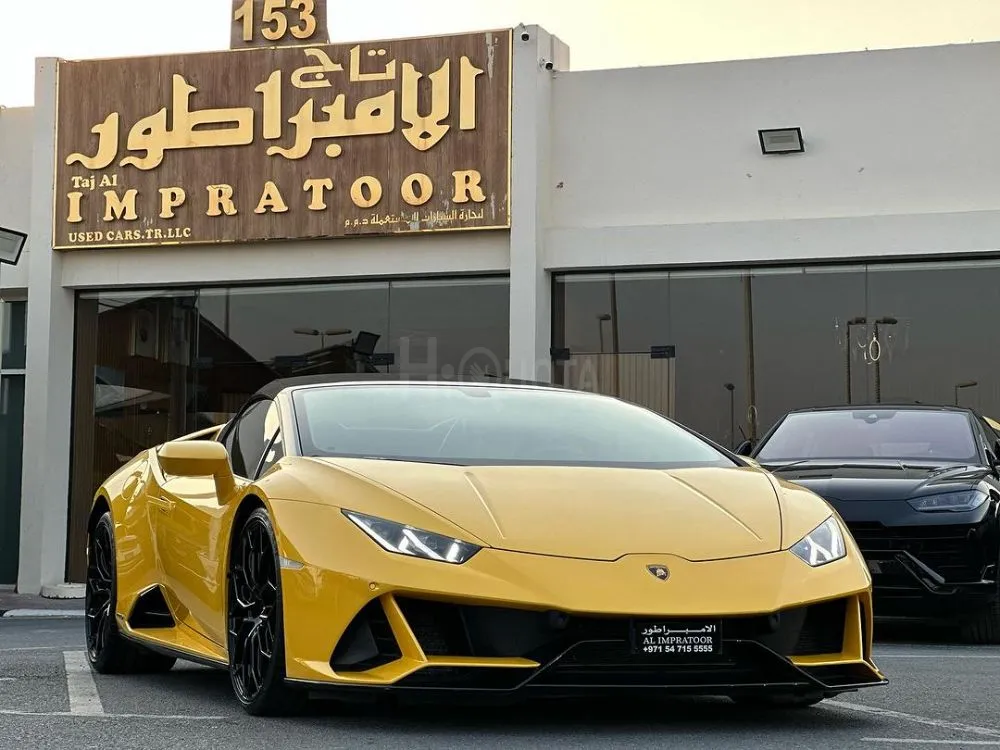 LAMBORGHINI HURACAN EVO SPIDER GCC V10 (640)HP LP610 for sale on HiQuota
