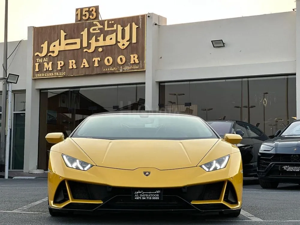 LAMBORGHINI HURACAN EVO SPIDER GCC V10 (640)HP LP610 for sale on HiQuota