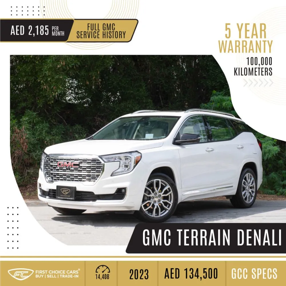 GMC TERRAIN DENALI - 2023 Specs: GCC for sale on HiQuota