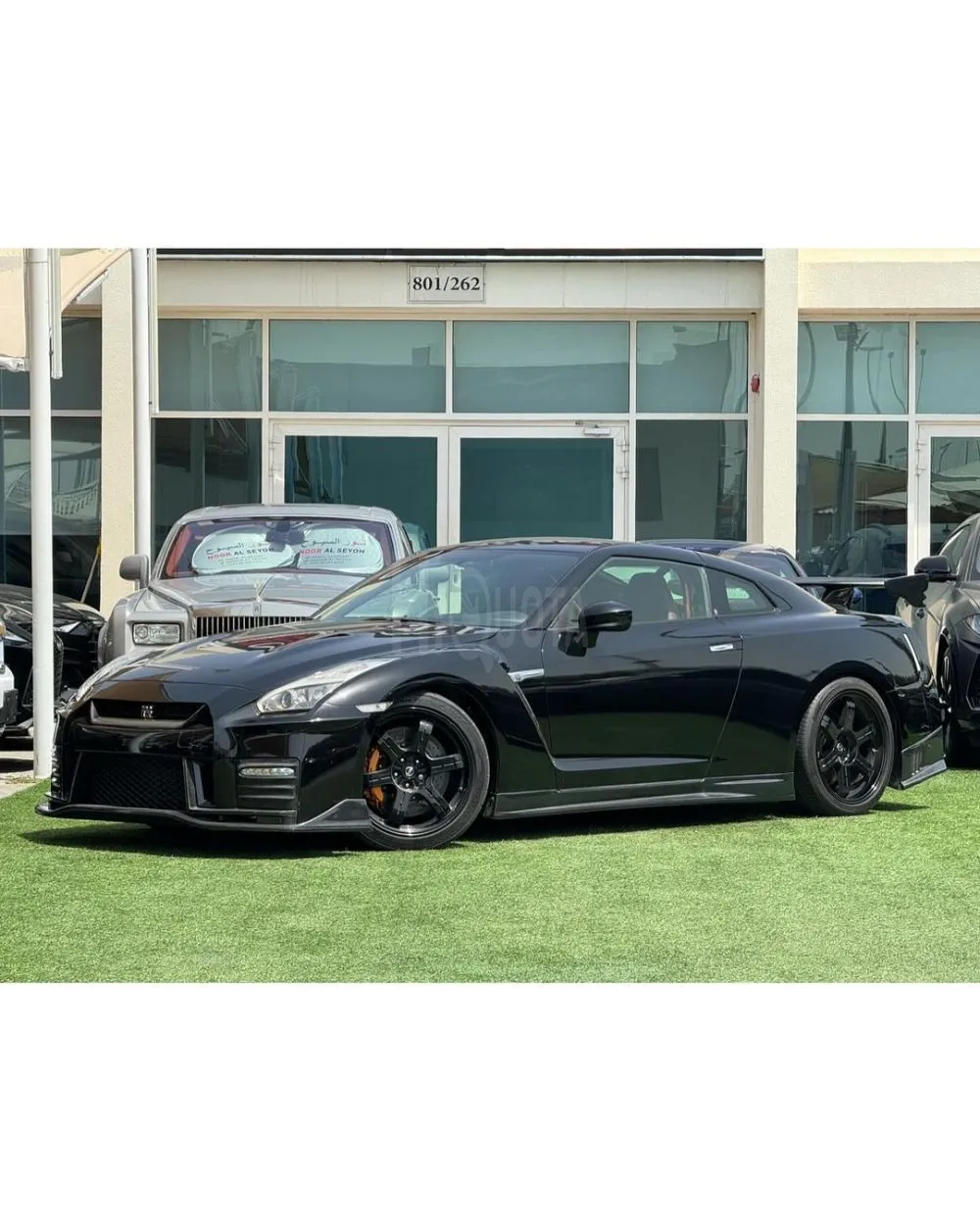 NISSAN GTR BLACK EDITION GCC 2016 BODYKIT NISMO ALFA 7+ FULL OPTION FULL CARBON FIBER for sale on HiQuota