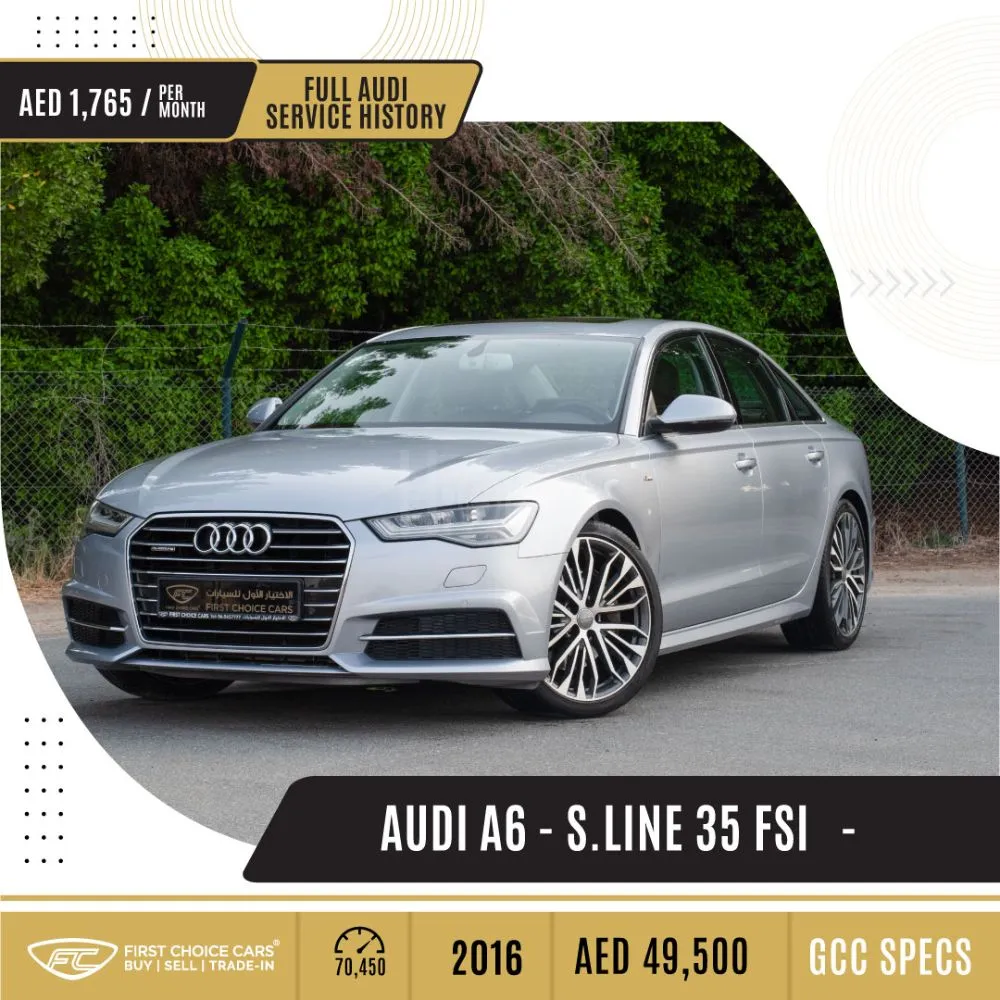 AUDI A6 | S-LINE 35 FSI- 2016 for sale on HiQuota