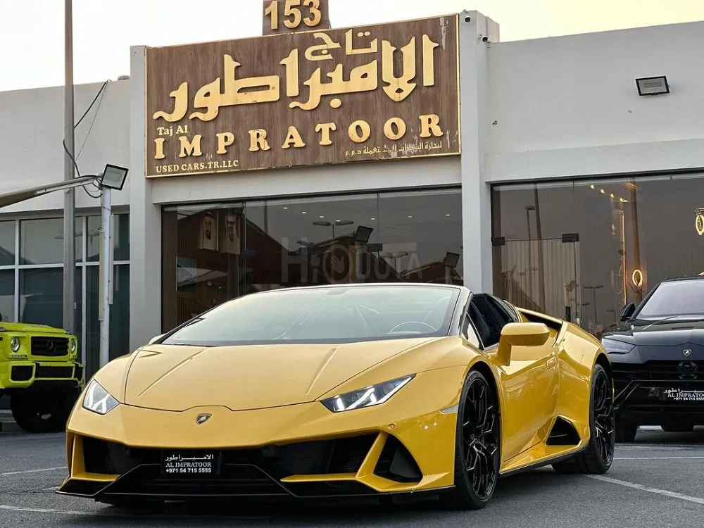 LAMBORGHINI HURACAN EVO SPIDER GCC V10 (640)HP LP610 for sale on HiQuota