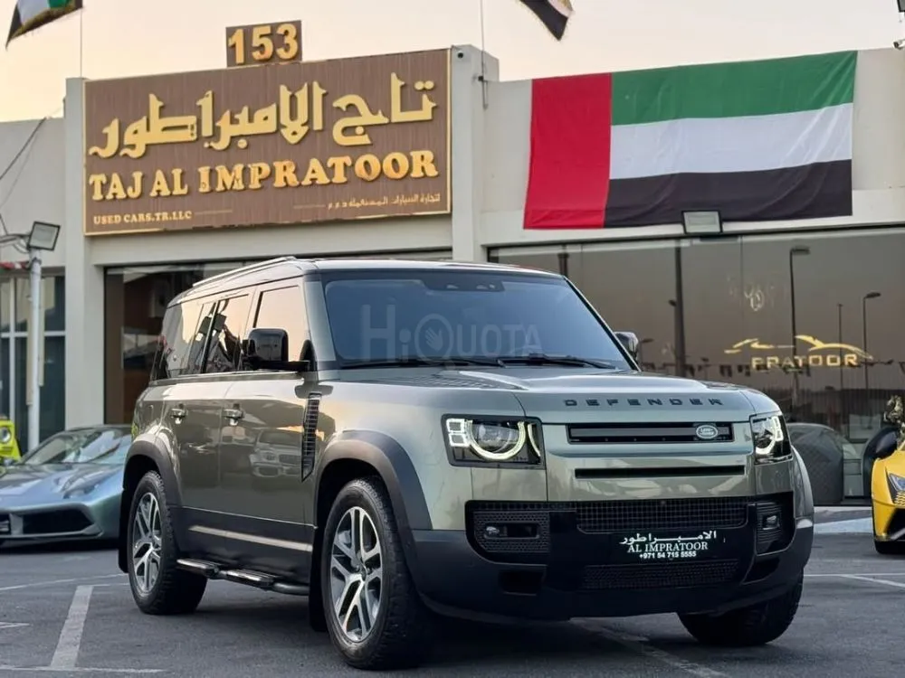 LANDEROVER DEFENDER 2021 SE GCC ALTAYER VERY GOOD CONDITION VERY CLEAN CAR FULL OPTION FULL V6 P400 RING WHEEL 22 for sale on HiQuota