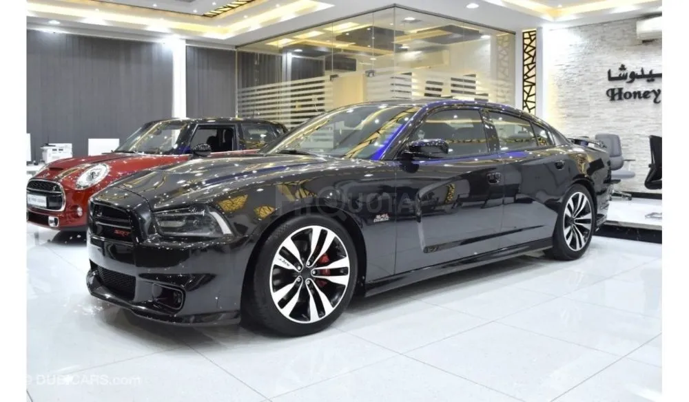 EXCELLENT DEAL for our Dodge Charger SRT8 ( 2013 Model ) in Black Color GCC Specs for sale on HiQuota